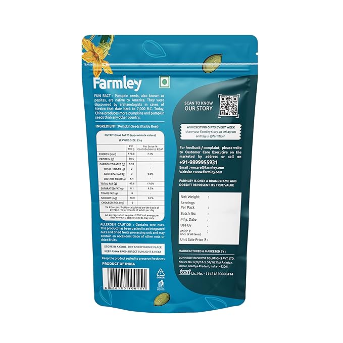 Farmley Pumpkin Seeds I 200g - Image 3