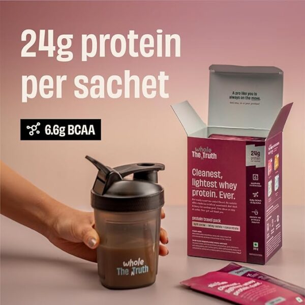 The Whole Truth Whey Protein Isolate+Concentrate | Light Cocoa - Image 3