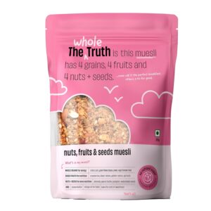 The Whole Truth - Breakfast Muesli | Nuts, Dried Fruits and Seeds | 350 grams
