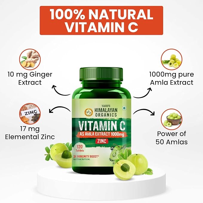 Vlado's Himalayan Organics Vitamin C Tablets from Natural Fruits - Image 4