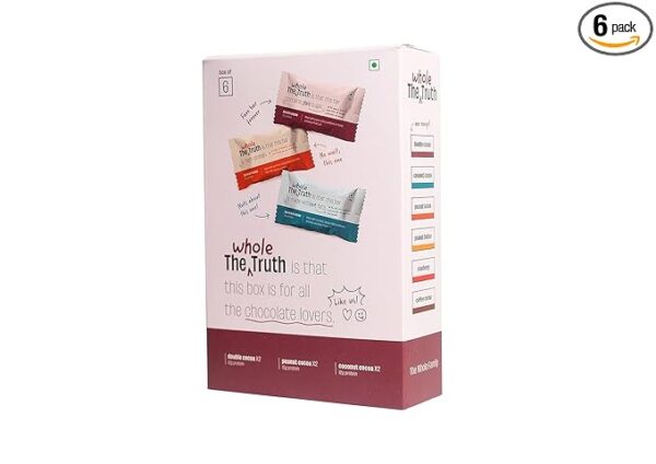 The Whole Truth Protein Bars | Choco Variety