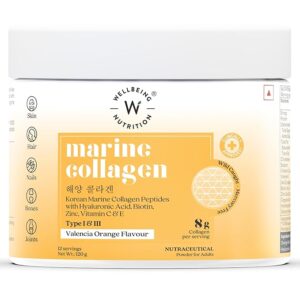 Wellbeing Nutrition Pure Korean Marine Collagen Peptides Supplement