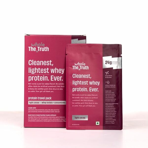 The Whole Truth Whey Protein Isolate+Concentrate | Light Cocoa