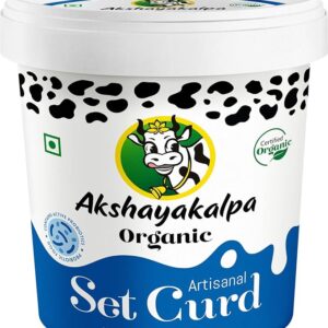 Akshayakalpa-Artisanal Organic Set Curd, 1KG - Tub