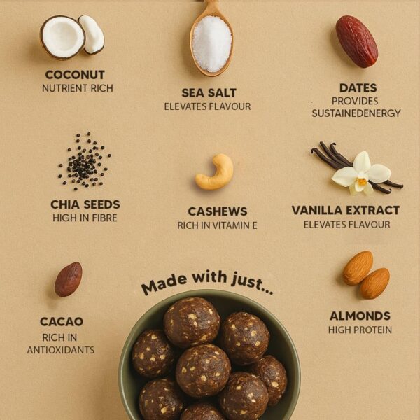 EAT BETTER CO Vanilla & Chocolate Sugar-Free Laddoos - Image 4