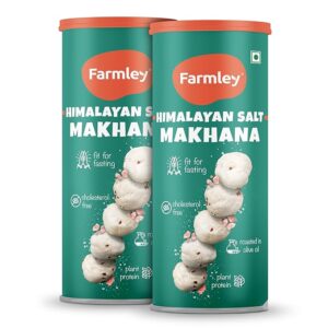 Farmley Roasted and Flavoured Makhana 77g Each (Pack of 2)