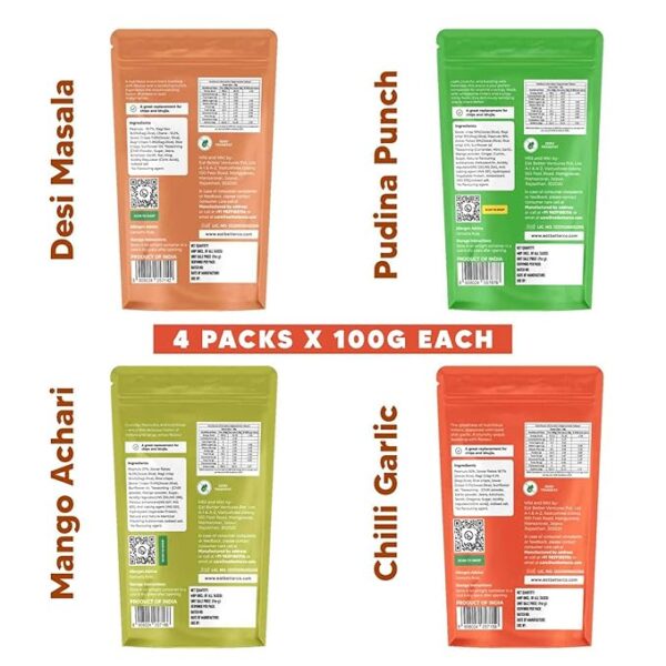 Eat Better Co – Millet Namkeen Combo – Four Flavours - Image 2