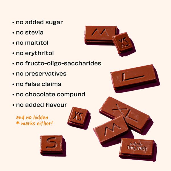The Whole Truth Dark Chocolate - Orange | Pack Of 3 X 80 gram - Image 2