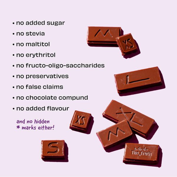 The Whole Truth Dark Chocolate - Almond Raisin | Pack Of 3 X 80 Gram - Image 4