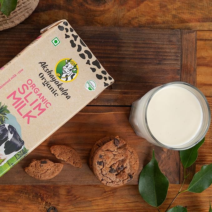 Akshayakalpa Organic Slim Milk (Uht) Pack Of 4 (1 Ltr) - Image 3