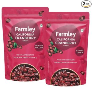 Farmley Dried Cranberry I 200 Gram, Pack Of 2