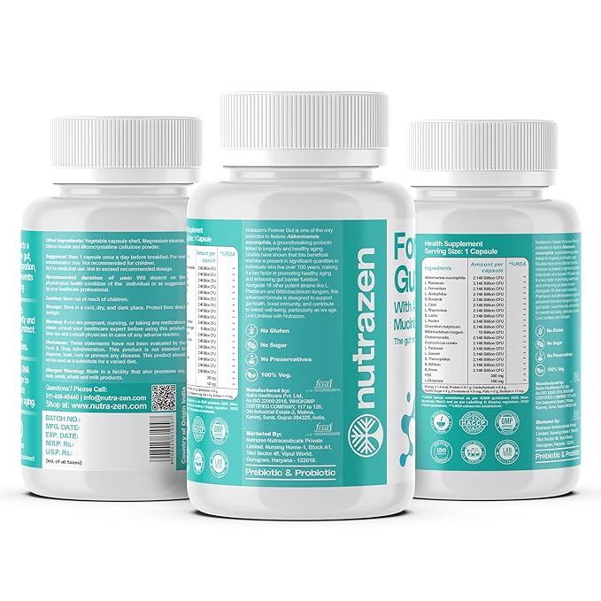 Forever Gut, Probiotic for Digestive Health 30 Capsules for Adults - Image 2