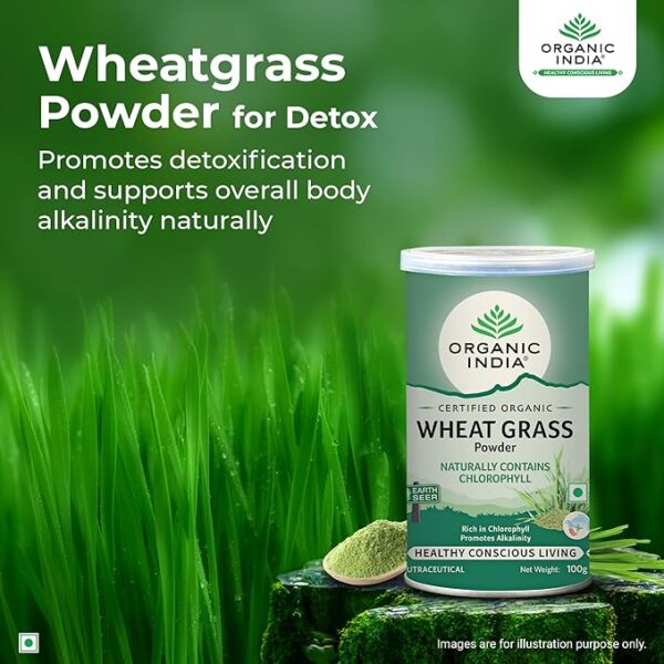 A TATA Product - Organic India Wheat Grass - Image 3