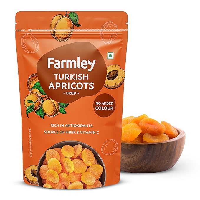 Farmley Exotics Apricots Dry Fruits | 200g