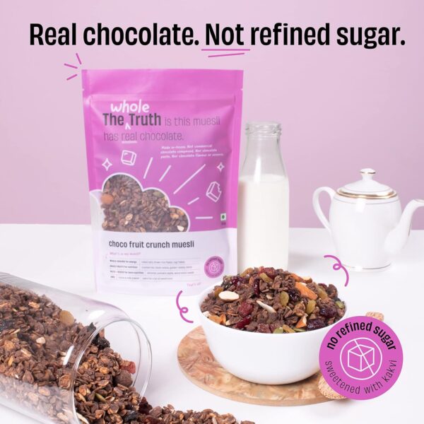 The Whole Truth Foods - SUPERSAVER Breakfast Muesli - Choco Fruit Crunch - 750g - Image 6