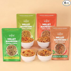 Eat Better Co – Millet Namkeen Combo – Four Flavours