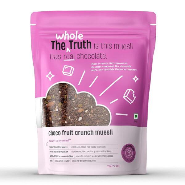 The Whole Truth Foods - Breakfast Muesli - Choco Fruit Crunch - 350g