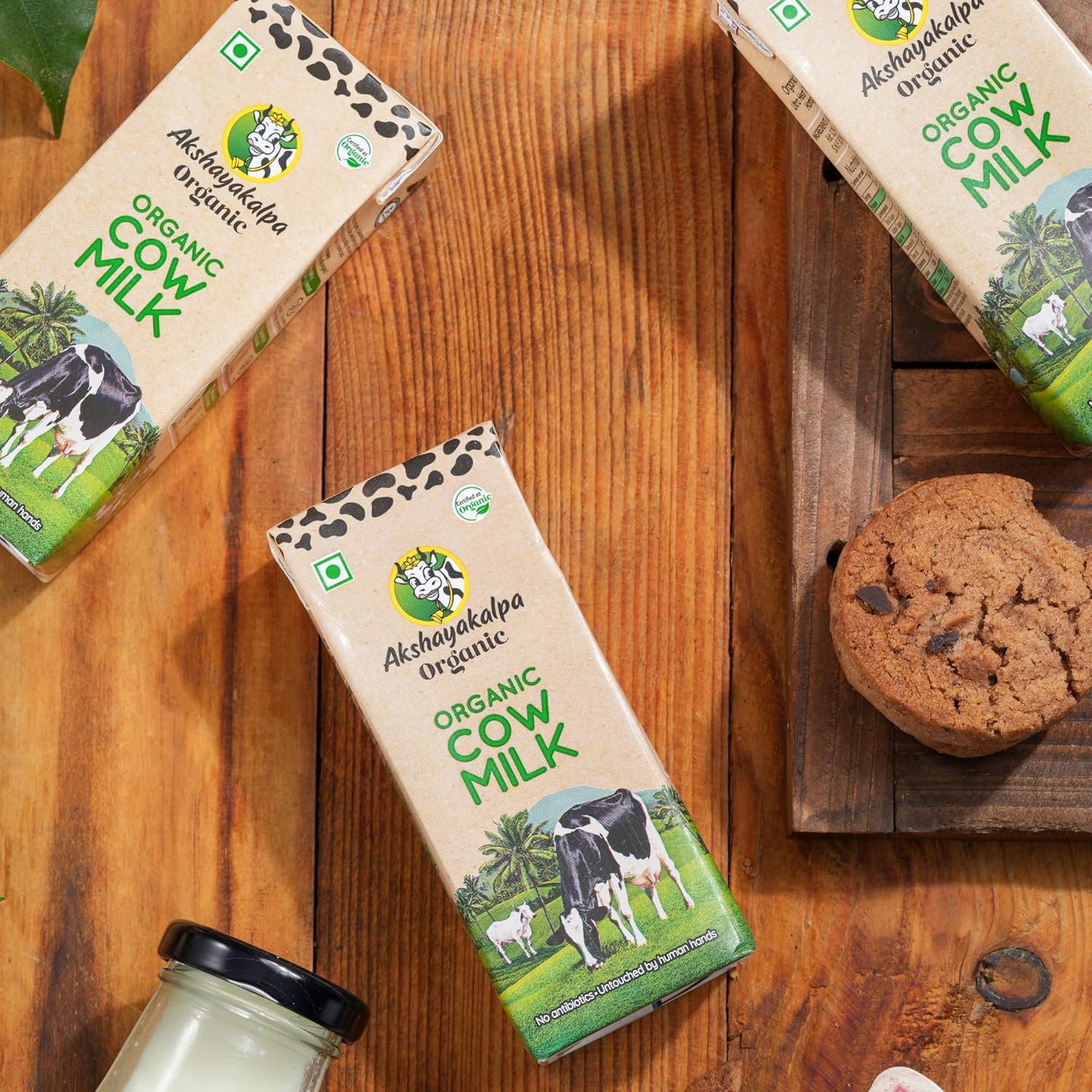 Akshayakalpa Organic Cow Milk (UHT) (1 Ltr (Pack of 4)), Liquid - Image 7